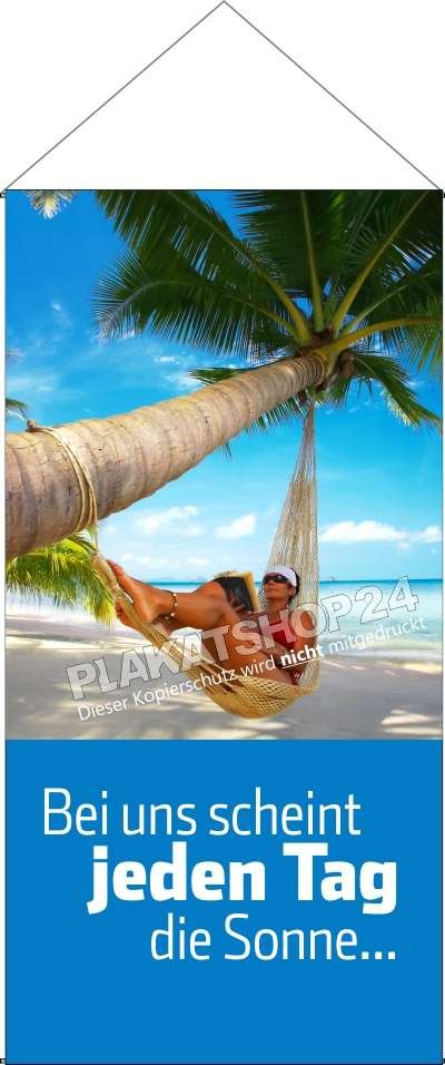 solariumbanner-stoff Solariumbanner Textil / Stoff Schaufensterdeko