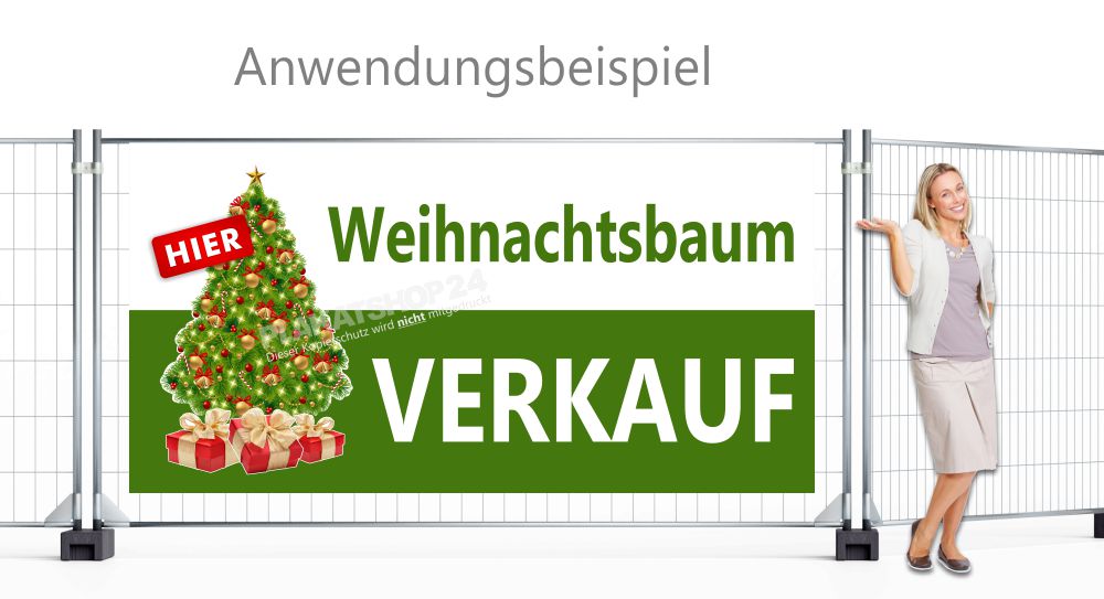 XXL Banner Tannenbaum verkauf hier