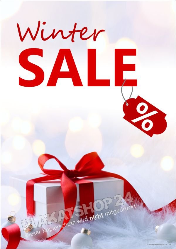 Reduziertplakat Wintersale
