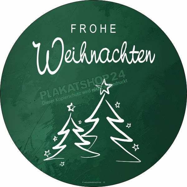 Klebefolie Frohe Weihnachten
