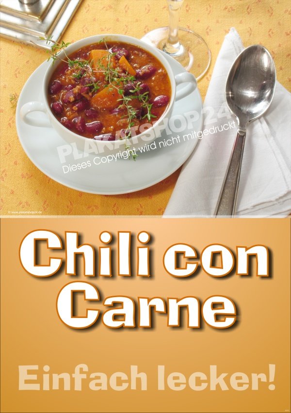 Plakat Chili con Carne