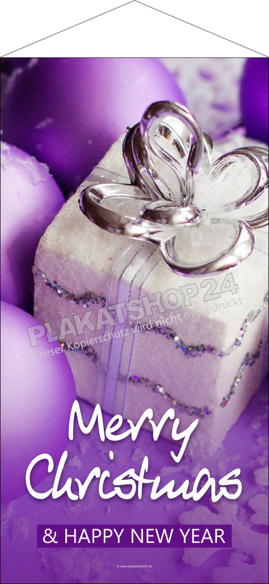 Textilbanner Merry Christmas