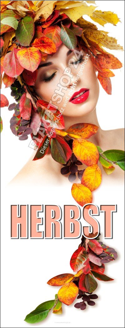 Dekobanner mit schönem Herbst-Motiv