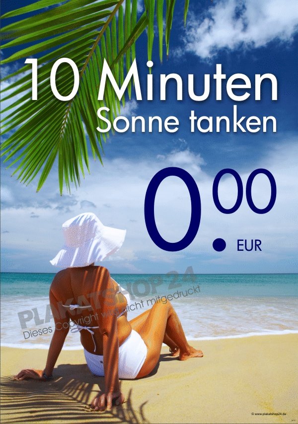 d2fd46fc0ede4bb6ce5b4c605b5deeaa Sonnenstudio-Angebotsplakat für Schaufenster oder Kundenstopper