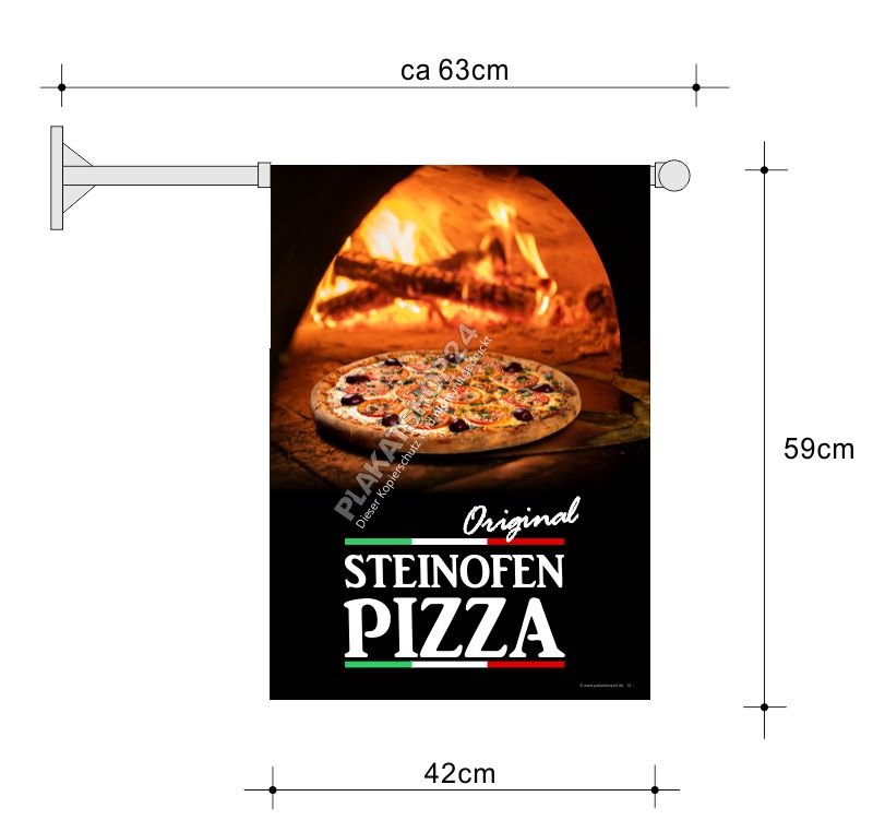 Fahne Pizzeria Steinofenpizza