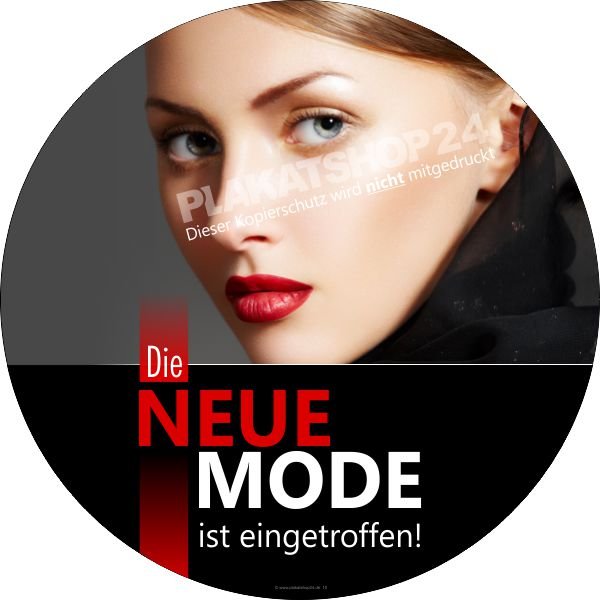 Aufkleber neue Mode