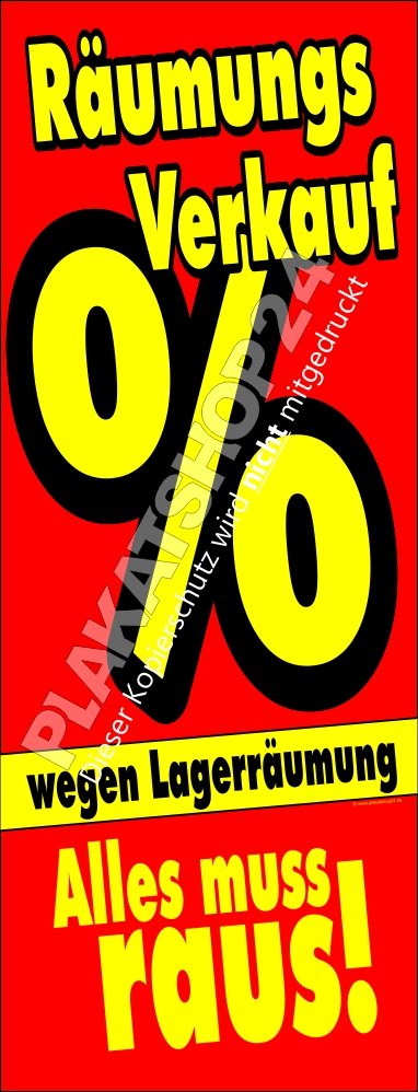 f330eef96e8212d44a48259928f8fb6e Banner für Ausverkauf Lagerräumung