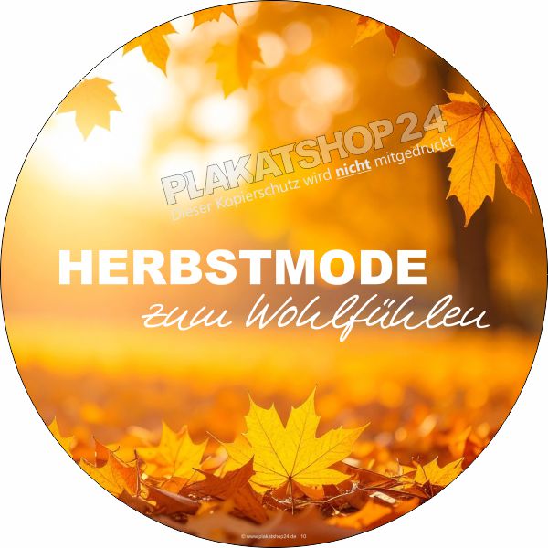 Folienaufkleber Herbstmode Folienaufkleber Herbstmode
