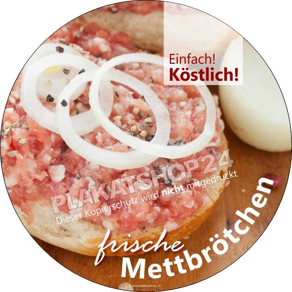 mettbroetchenaufkleber Günstiger Mettbrötchenaufkleber Bäckerei