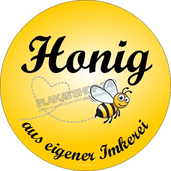 Honigverkaufaufkleber für Imkerei