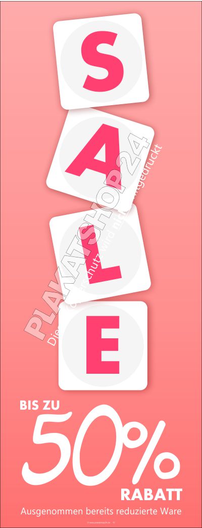 Banner für Einzelhandel Sale-Aktion