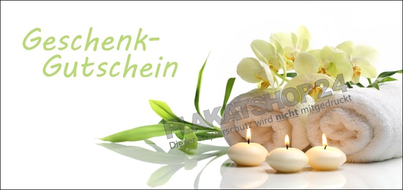 Geschenkgutschein für Wellness und Spa