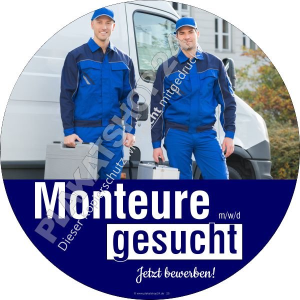 Klebefolie Monteure / Installateur