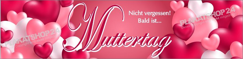 Schaufensterfolie Deko Muttertag