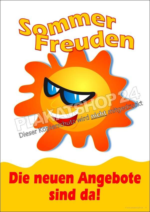 Werbeposter Sonderangebot Urlaubsreisen
