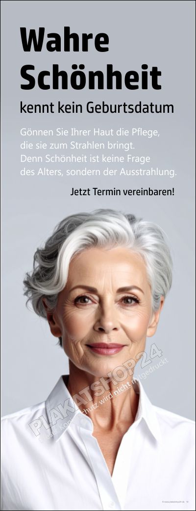 Banner-Motiv „Zeitlose Eleganz“ – Kosmetikwerbung Banner-Motiv „Zeitlose Eleganz“ – Kosmetikwerbung