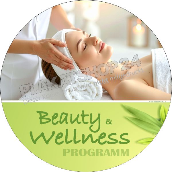 Schaufensterfolie für Beauty und Wellness-Werbung Schaufensterfolie für Beauty und Wellness-Werbung