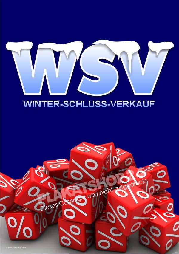 WSV-Plakat für alle Branchen geeignet
