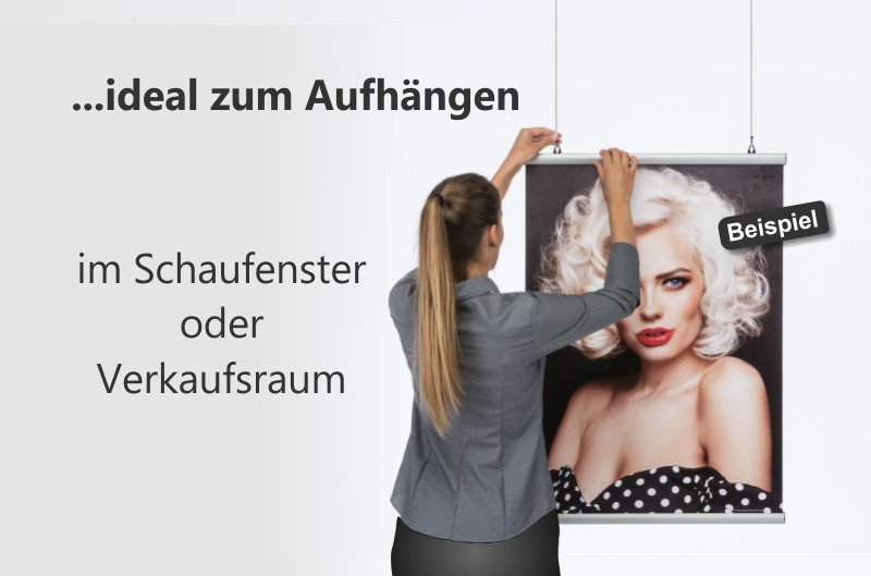 Plakat 0% Finanzierung bei Brillen-Abo als Werbeplakat für Augenoptiker