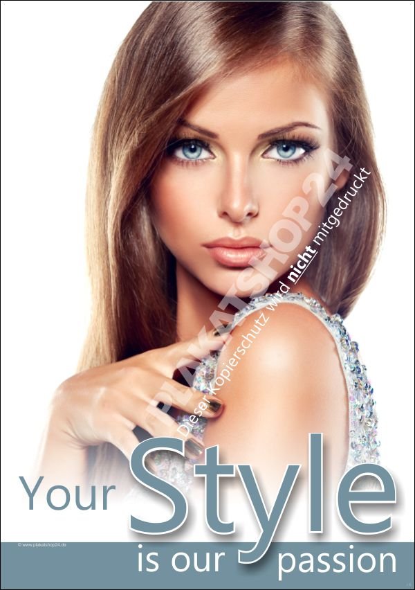 Kosmetik-Plakat für Schaufenster, Kosmetiksalon oder Kundenstopper