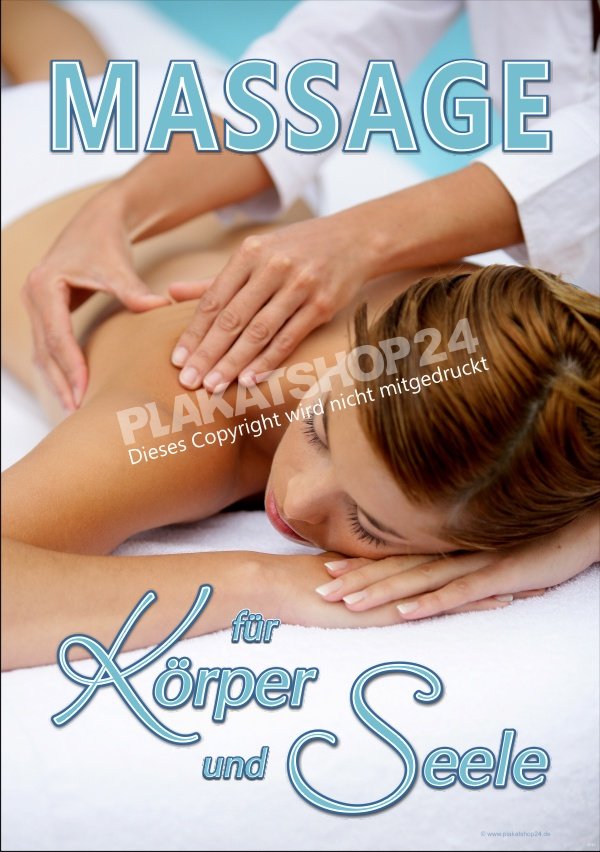 Massage-Schild für Massage-Werbung