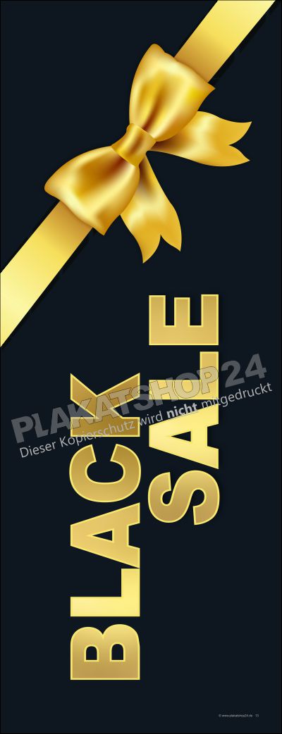 Werbeplane Black Sale - Black Friday