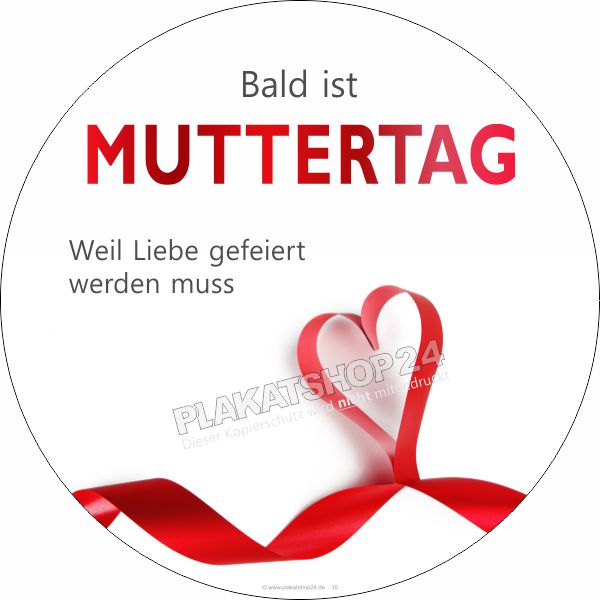 Fensteraufkleber Werbung Muttertag