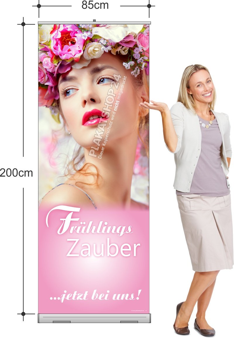 ROBA9456 Rollup-Banner für die Frühlingsdekoration
