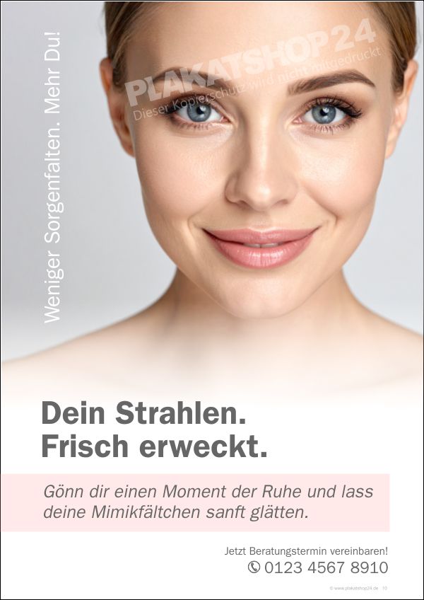 Kosmetikplakat für Werbung für Anti-Aging Kosmetikplakat für Werbung für Anti-Aging