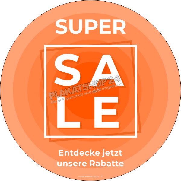 Super-Sale-Aufkleber Super-Sale-Aufkleber