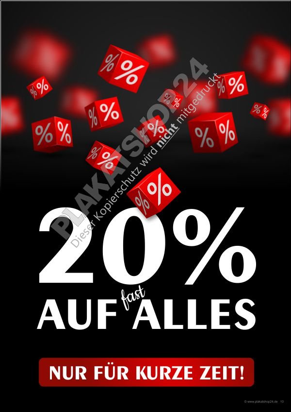 plakat-reduziert Plakat Angebote Reduzierungen Prozente