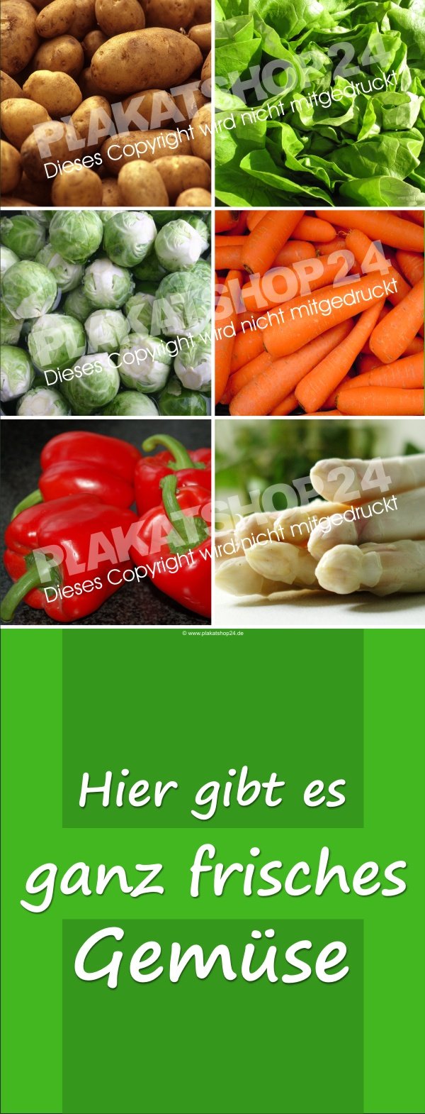 Gemüsebanner für den Verkauf von frischem Gemüse