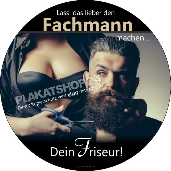 Frisuren-Klebefolie für Barbershop
