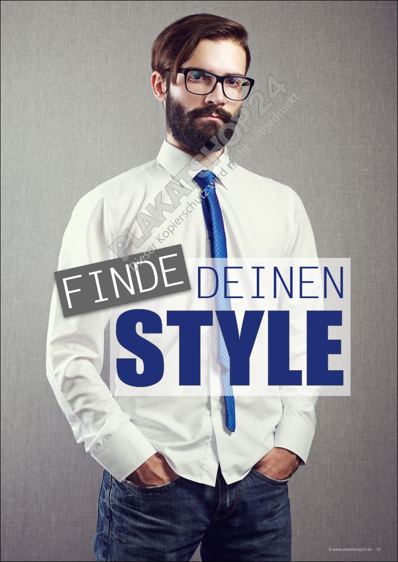 Friseurplakat "Finde Deinen Style" 