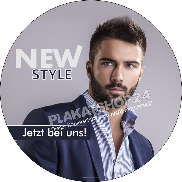XA8138 Werbefolie für aktuelle Herrenmode