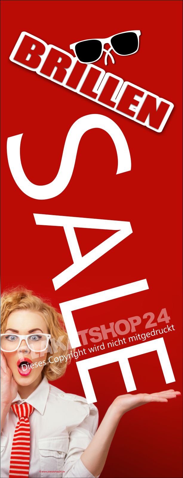 Salebanner für Brillen-Sale-Aktion