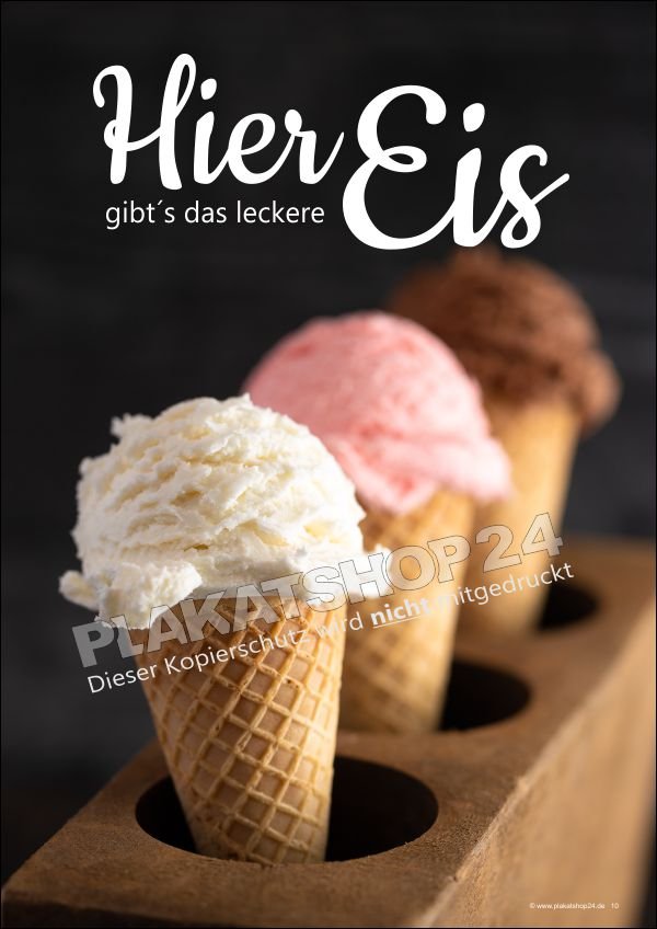 eisplakat-kugeln Ansprechendes Eisplakat Eiskugeln