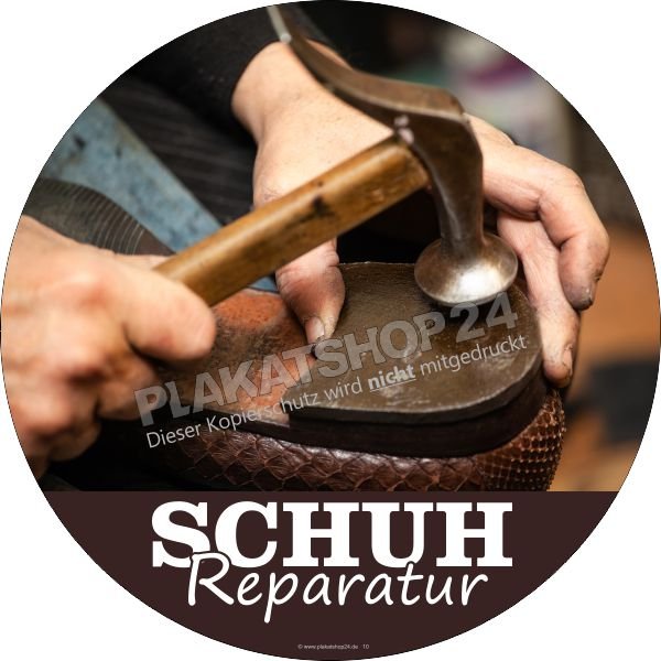 Günstiger Aufkleber Schuhreparatur