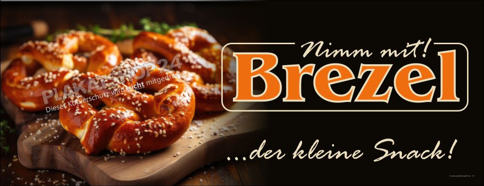 Werbebanner Brezel