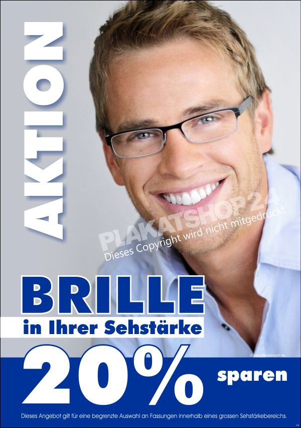 736015e75ce1c0d2f2d7ebb0a237ba0c Plakat für Angebot Komplettbrille vom Augenoptiker