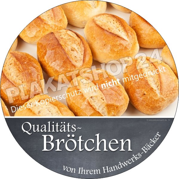 XA803356cc84352e1b1 Schaufensterfolie für Brötchen-Werbung