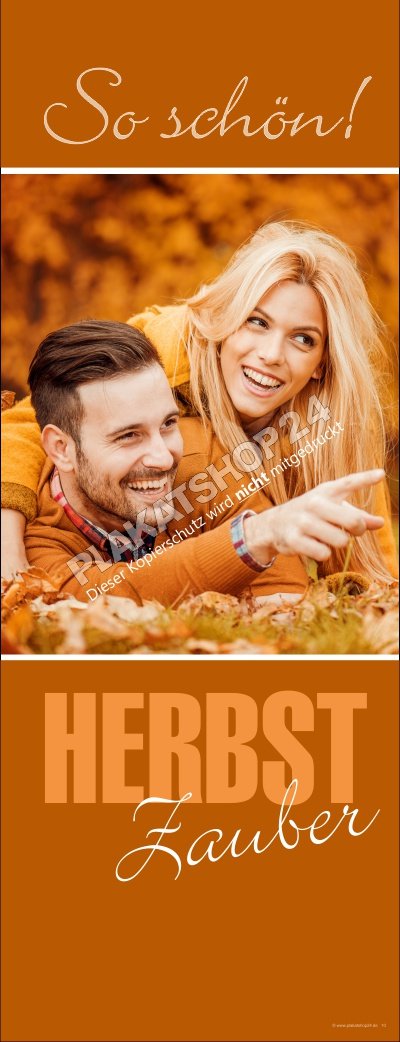 Wetterfestes günstiges Herbstbanner