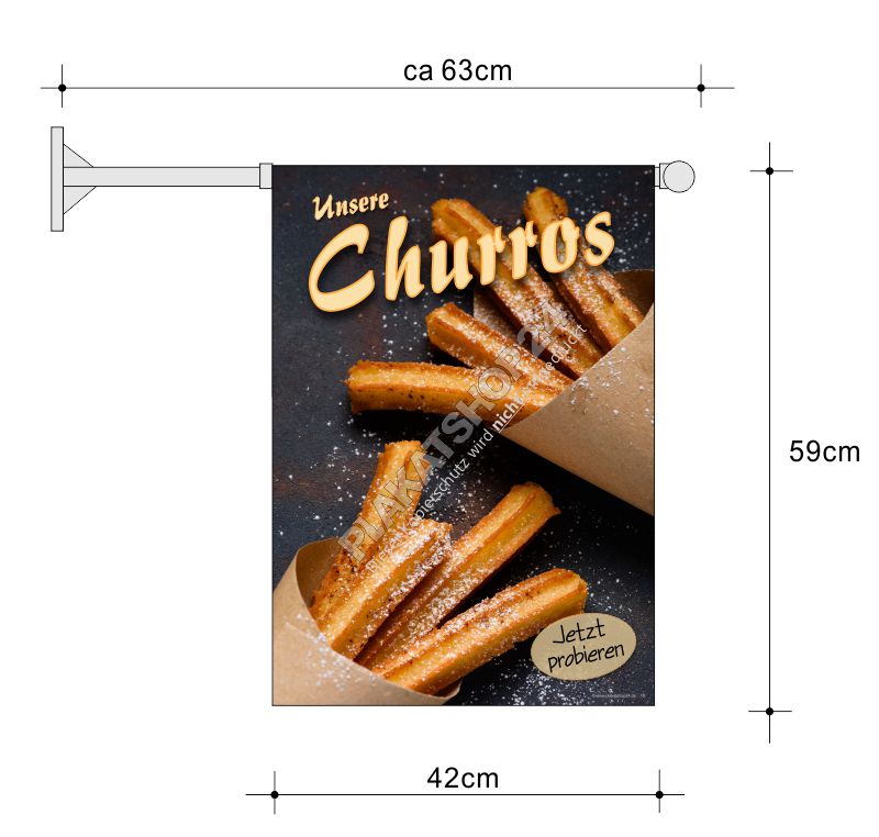 Churros-Fahne Churros-Fahne