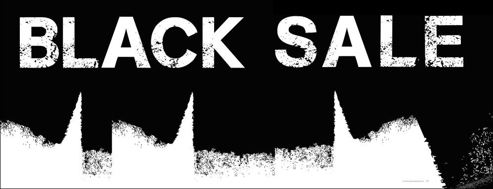 Werbebanner Black Sale / Angebote