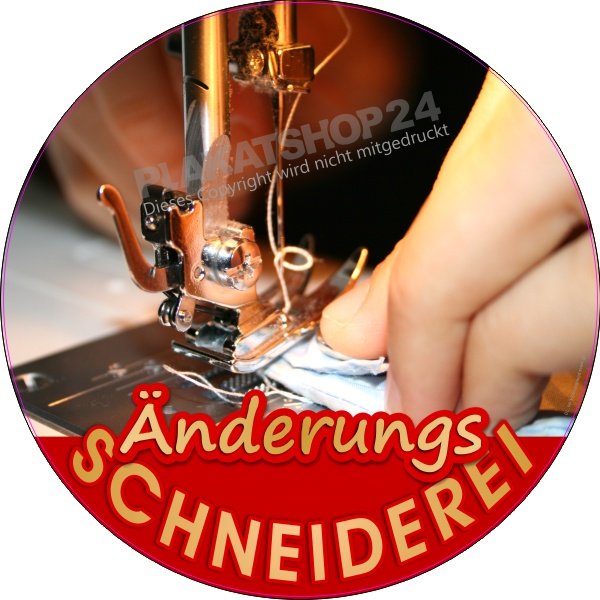 Werbefolie für Änderungsschneiderei