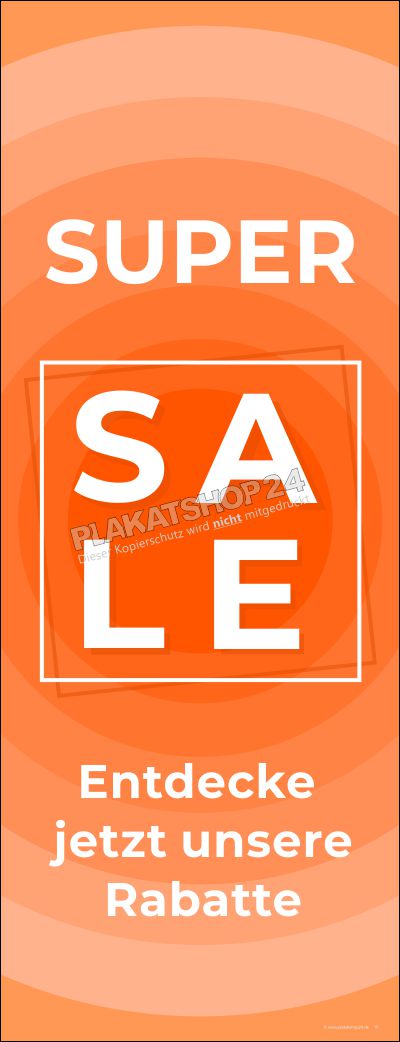 Werbebanner für Super-Sale Werbebanner für Super-Sale