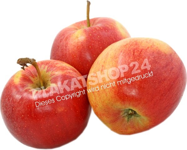 Apfel-Schaufensteraufkleber für Reklame für frische Äpfel