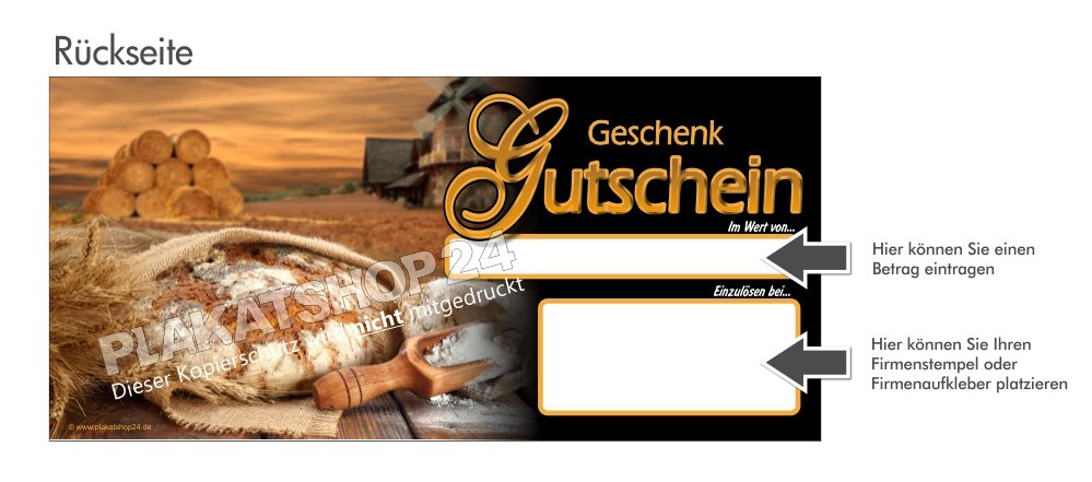 9e7ea8ed418c73b8fdfa3b0a284765f8 Bäckerei-Gutschein für frische Backwaren