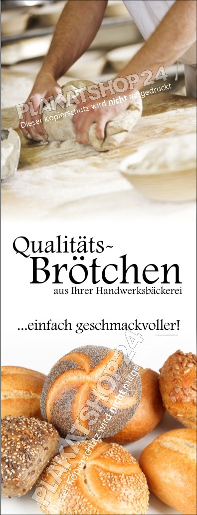 XA8040 Werbebanner für die Handwerksbäckerei