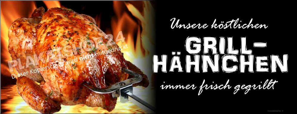 grillhaehnchenbanner Preiswertes Grillhähnchenbanner